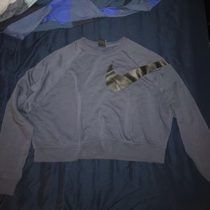 Nike womens crop sweater